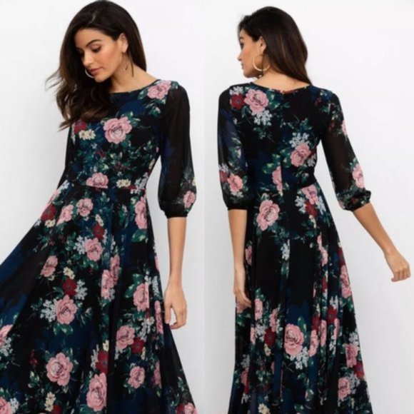 NWT Yumi Kim Woodstock Floral Maxi Dress - Picture 3 of 9